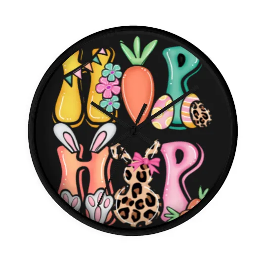 Discover Hip Hop Easter Easter Bunny Wall Clocks, Easter