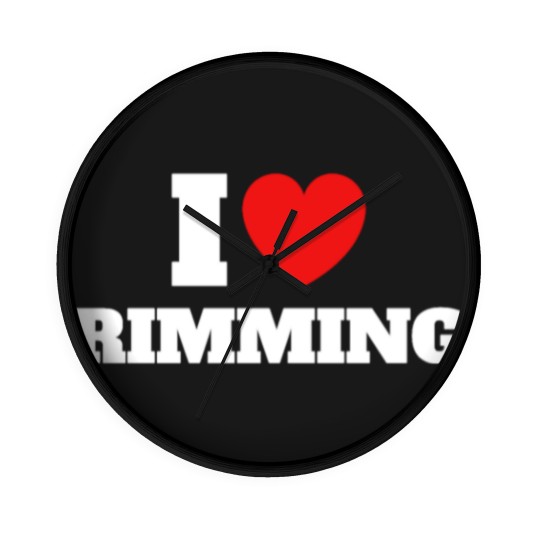 Discover I LOVE RIMMING Wall Clocks