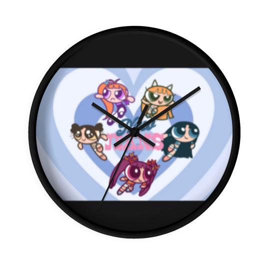 Discover NewJeans Powerpuff Girls Heart Wall Clocks
