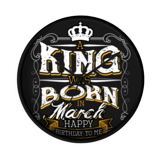 Discover Birthday March King Wall Clocks