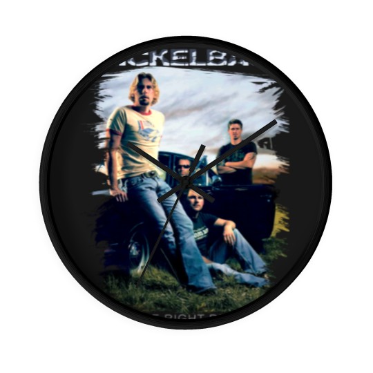 Discover Vintage Nickelback Wall Clocks, Nickelback 90s Rock Band Wall Clocks