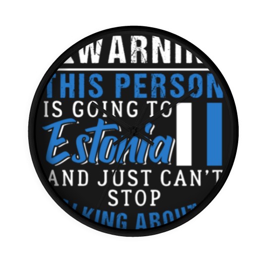 Discover Estonia Wall Clocks