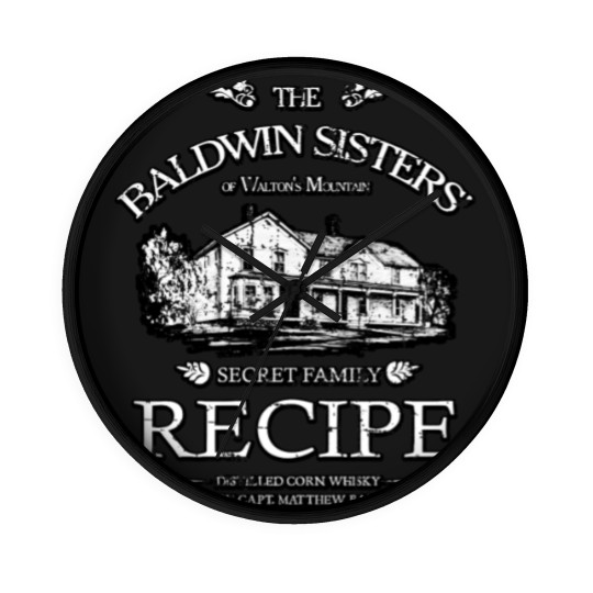 Discover Baldwin Sisters Recipe - The Waltons - Wall Clocks