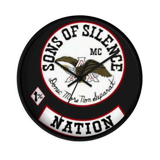 Discover Sons Of Silence MC Wall Clocks