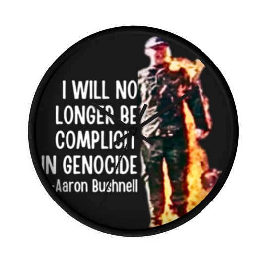 Discover Aaron Bushnell, Us airman - Aaron Bushnell Wall Clocks