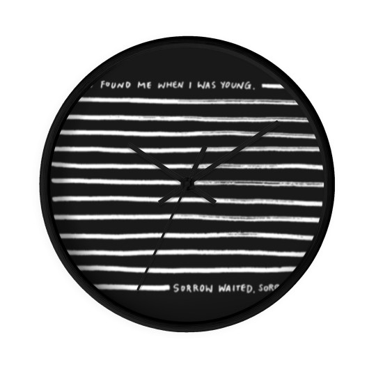 Discover Sorrow - The National - whiteSorrow - The National - white Wall Clocks