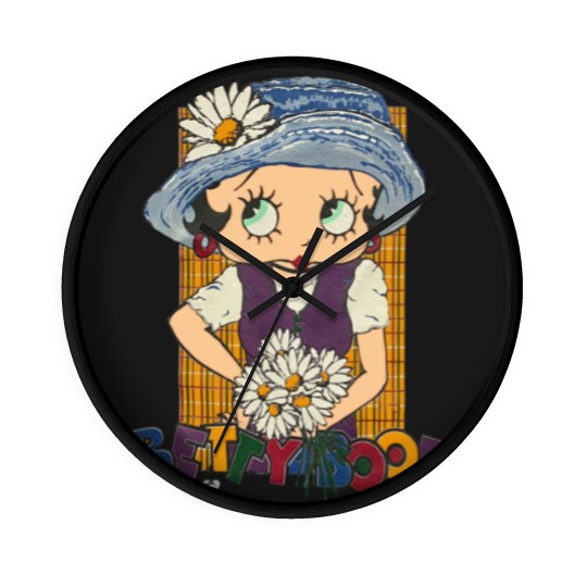 Discover 90s Betty Boop Daisy Flower Outfit Wall Clocks. Vintage 1994 Betty Boop