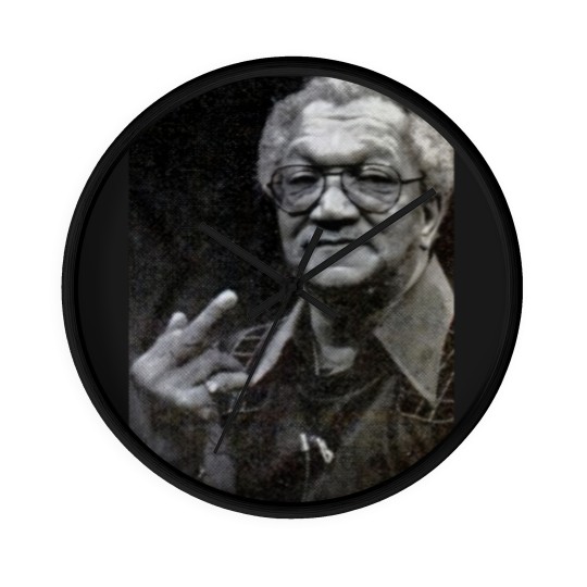 Discover Sanford And Son Redd Foxx Flipping The Bird Wall Clocks