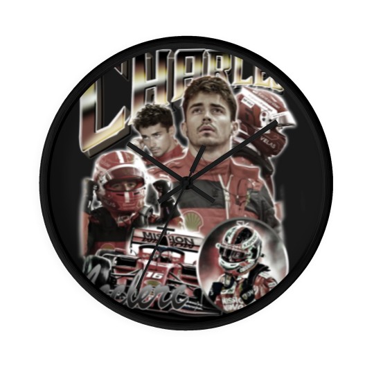 Discover Charles Leclerc 90s Vintage, Charles Leclerc Bootleg Wall Clocks, Charles Leclerc Wall Clocks