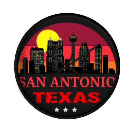 Discover Vintage San Antonio USA Souvenir Wall Clocks