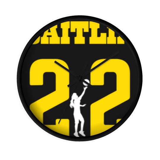 Discover Caitlyn Clark 22 Iowa Girls And Boys Wall Clocks