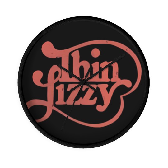 Discover Thin Lizzy First Logo Wall Clocks - Vintage Style Wall Clocks - Retro 1970s Band Unisex Wall Clocks