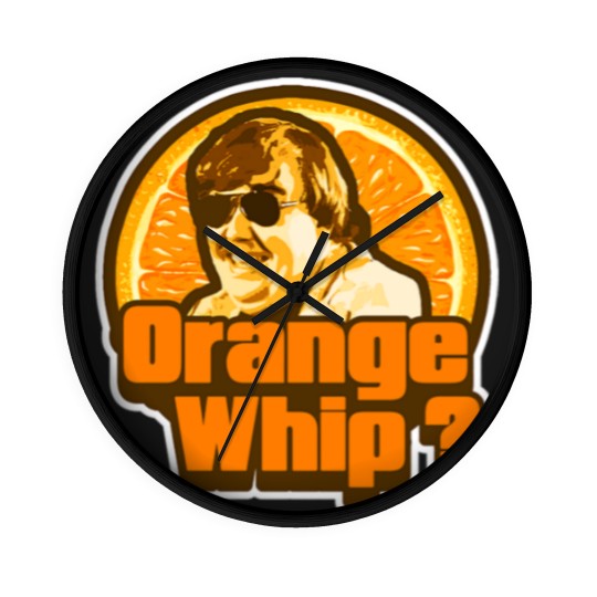 Discover Orange Whip Wall Clocks
