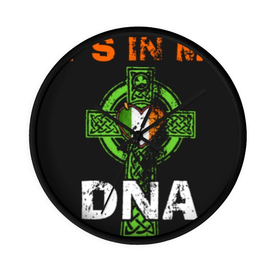 Discover IRISH - IT'S IN MY DNA Wall Clocks