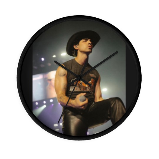 Discover Cowboy Joe Jonas Jonas Brothers Unisex Softstyle Wall Clocks