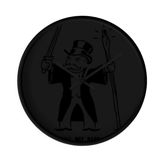Discover You Shall Not Pass Go Wall Clocks