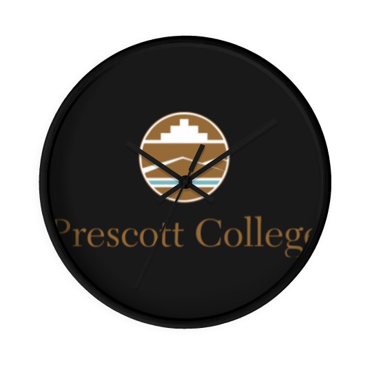 Discover Prescott College Design Logo 1 Wall Clocks