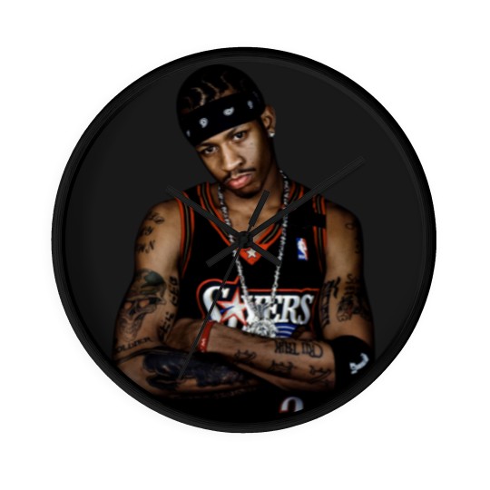 Discover Allen Iverson Wall Clocks, Rare The Answer Rap Wall Clocks Vintage Style Graphic Print