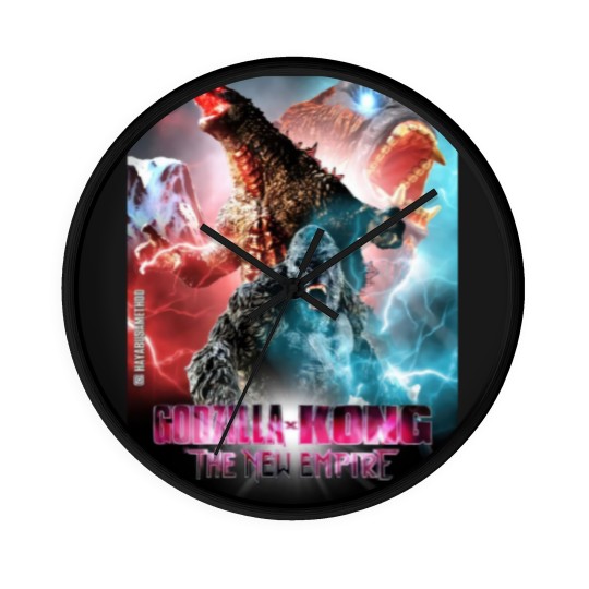 Discover god zilla X Kong The New Empire Wall Clocks