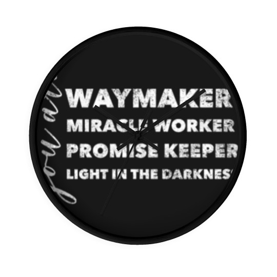 Discover Waymaker & Christian Apparel | Christian Gifts Wall Clocks