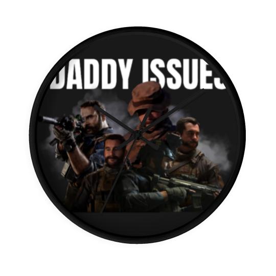 Discover Captain Price Daddy Issues Call of Duty Wall Clocks