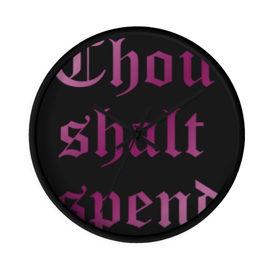 Discover Thou Shalt Spend As worn by Ashley Tisdale Wall Clocks