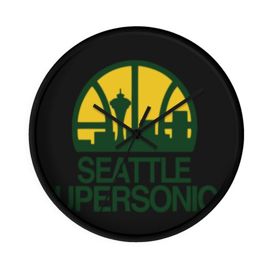 Discover Supersonics Seattle Wall Clocks