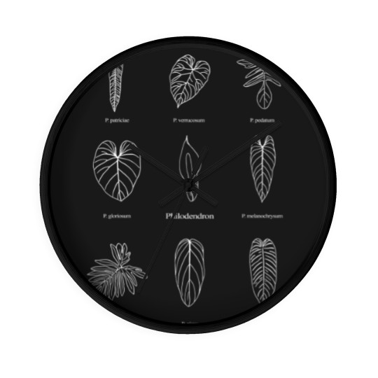 Discover Philodendron - Plant - Wall Clocks