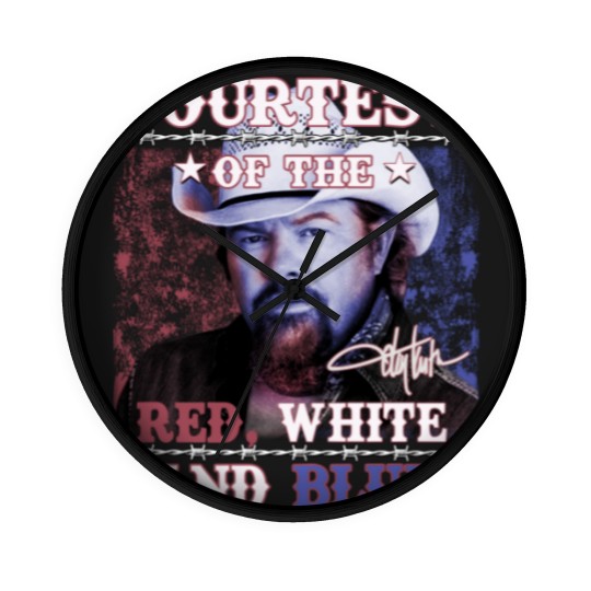 Discover Toby Keith Courtesy Of The Red White And Blue Wall Clocks