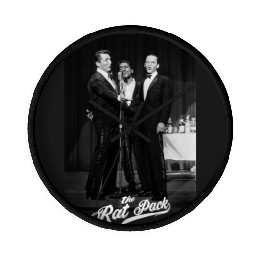 Discover The Rat Pack Live From Las Vegas  Fan Art And Merch Dj Electronic Wall Clocks