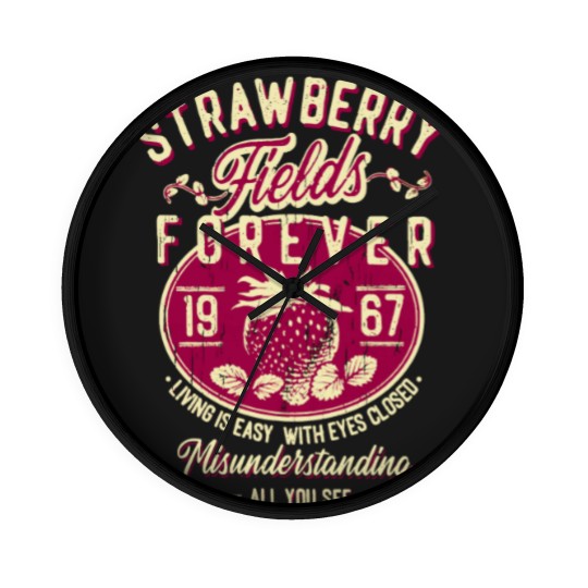 Discover Strawberry Fields Forever Wall Clocks