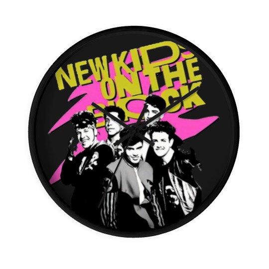Discover Vintage NKOT Block Pink, NK on The Block Vintage Style Wall Clocks, Mixtape Tour 2022 Wall Clocks, NKOT Block Band Wall Clocks, NKOT Block Concert Wall Clocks