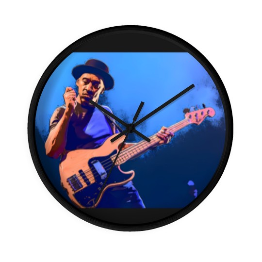 Discover Marcus Miller Bassist Wall Clocks