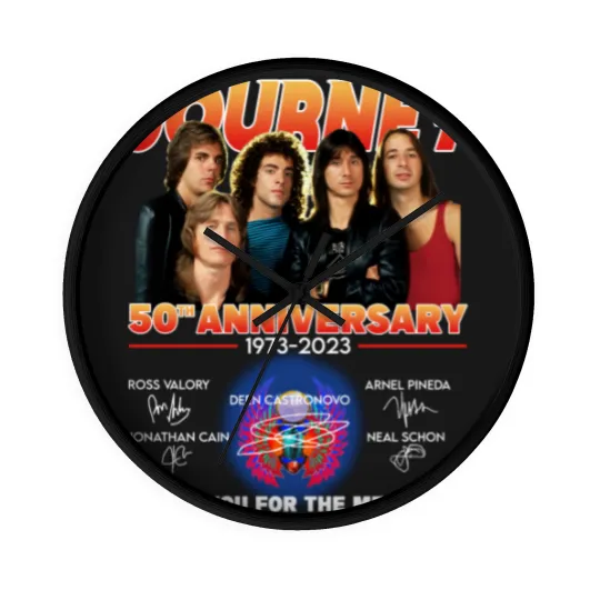 Discover Journey Freedom Tour 2023 50th Anniversary Signature Wall Clocks