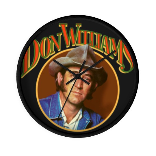 Discover Don Williams Retro Vintage Wall Clocks, Don Williams Wall Clocks
