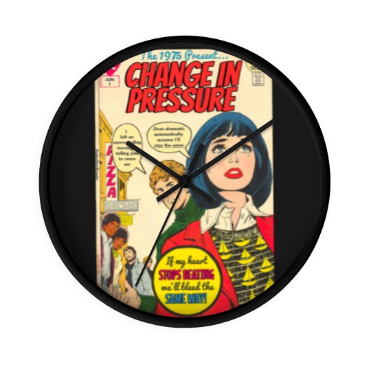 Discover The 1975 Pressure Vintage Comic Wall Clocks