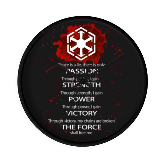 Discover Sith Code Wall Clocks