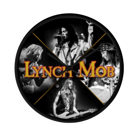 Discover Lynch Mob World Tour Wall Clocks, Vintage Lynch Mob Band Wall Clocks, Retro Lynch Mob Band Wall Clocks