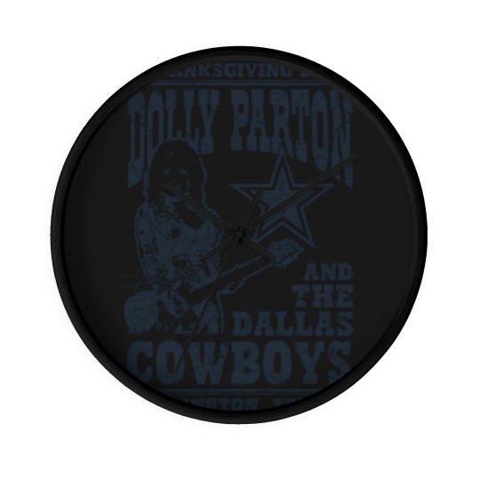 Discover Dolly Parton Dallas Wall Clocks,  Dolly Parton Dallas City Signature Fan Wall Clocks