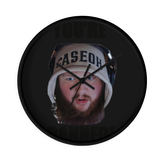 Discover You're Banned CaseOh Wall Clocks, CaseOh Meme