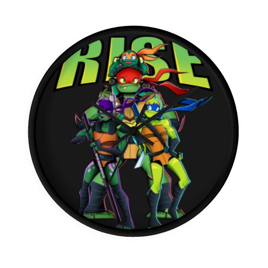 Discover Rise of the Teenage Mutant Ninja Turtles! Wall Clocks