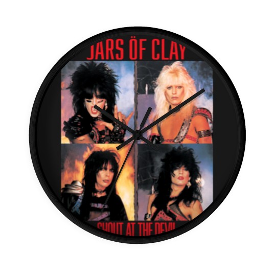 Discover Jars Of Clay- Shout At The Devil- Mtley Wall Clocks
