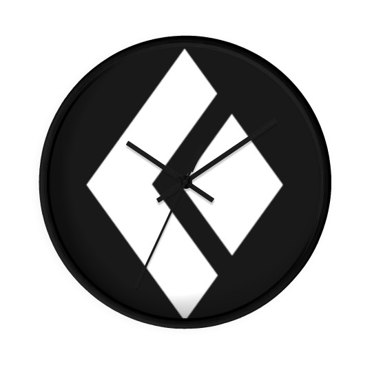 Discover Outdoor Adventure-Black Diamond Logo Wall Clocks