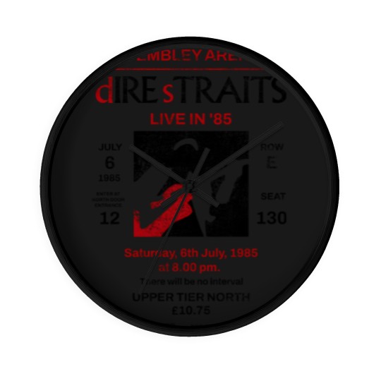 Discover Dire Straits Vintage Concert chandler Wall Clocks