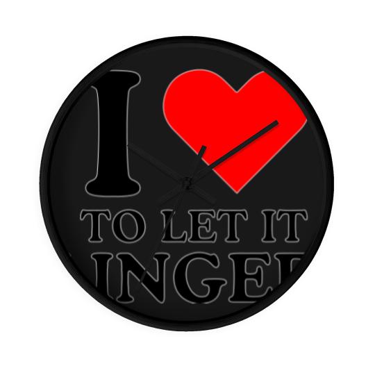 Discover LET IT LINGER , I love to let it linger by the cranberries Wall Clocks