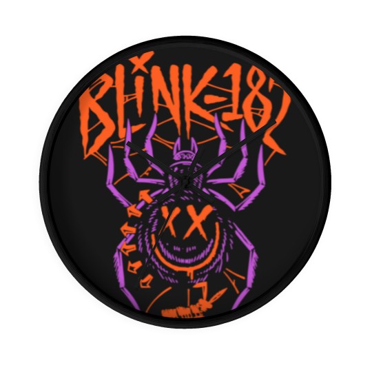 Discover Halloween Blink spider 182 Wall Clocks
