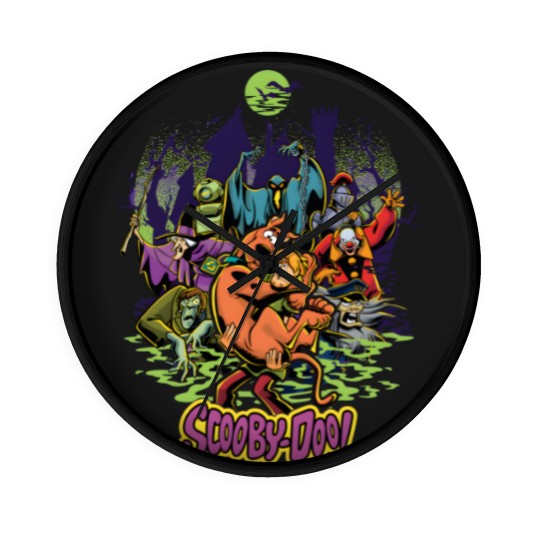 Discover Scooby Do  and Shaggy Chased Wall Clocks