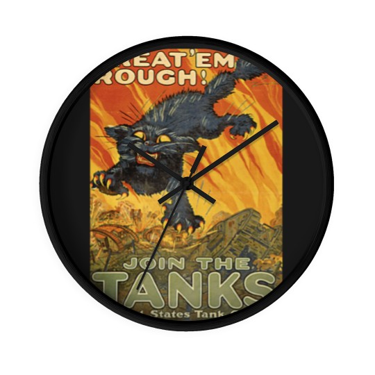 Discover WW1 Propaganda - US Military Vintage Wall Clocks