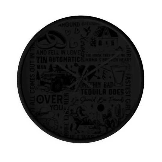 Discover Miranda Wall Clocks - Country Music Wall Clocks Women - lambert Tou