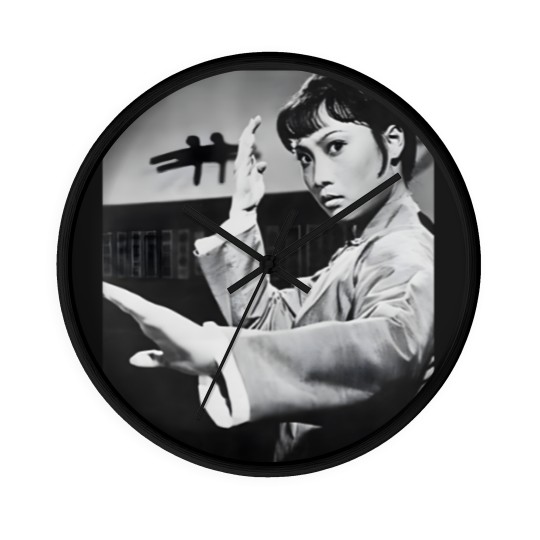 Discover Angela Mao - Martial Arts Actress Wall Clocks